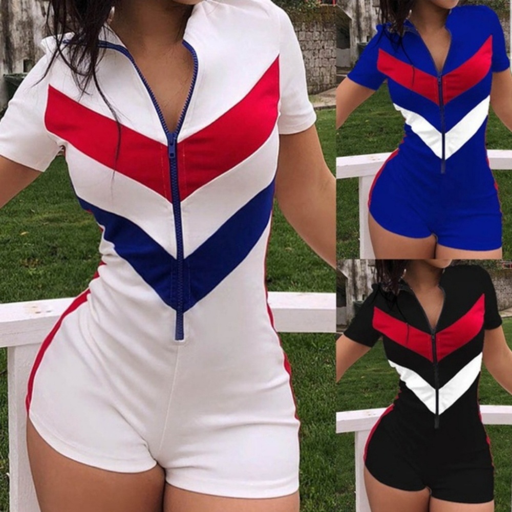 Women's v neck Jumpsuit